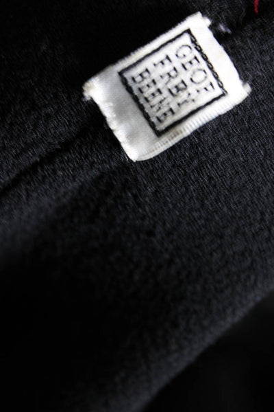 Geoffrey Beene Vintage Womens Full Zipper Suit Jacket Black Size Small