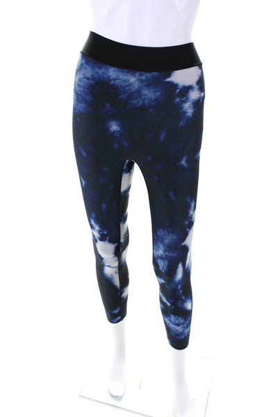 Ultracor Womens Blue Tie Dye Pull On Pants Leggings Size XS