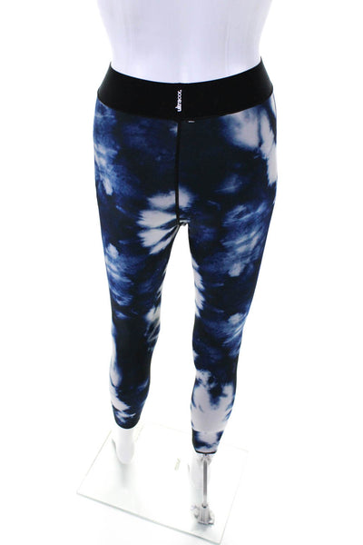 Ultracor Womens Blue Tie Dye Pull On Pants Leggings Size XS