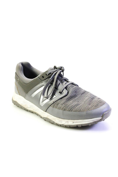 New Balance Womens Freshform Mesh Low Top Running Sneakers Gray Size 9