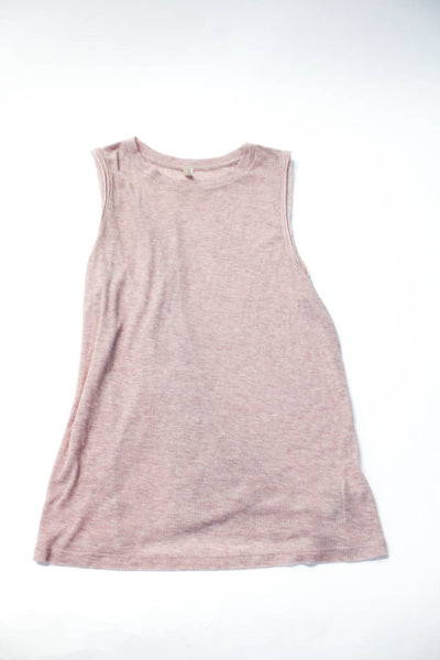 Rag & Bone FP Movement Womens Sleeveless Pullover Tank Tops Pink Size S M Lot 2