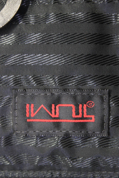 Tumi Womens Striped Full Zipper Garment Bag Black