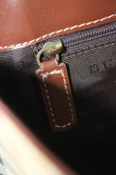 Burberry London Womens Nova Check  Flap Over Shoulder Bag Small Beige Handbag