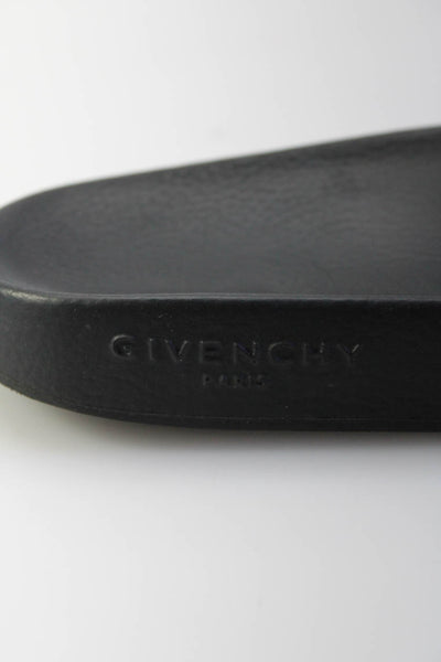 Givenchy Womens Slide On Pool Sandals Blue White Size 40 10