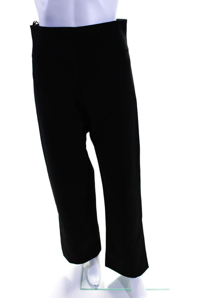 Solace London Womens High Waist Side Split Straight Leg Pants Black Size 6