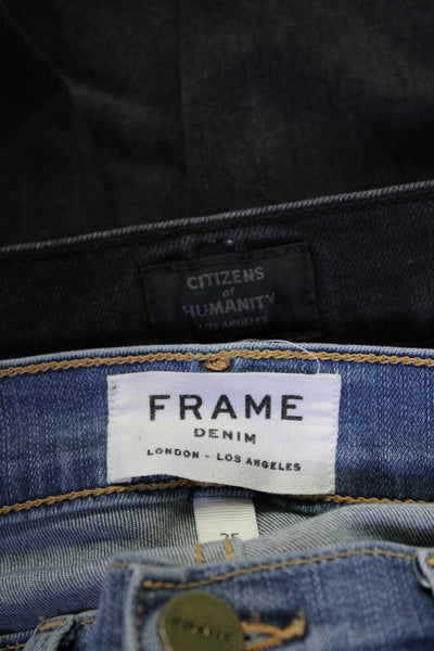 Citizens of Humanity Frame Denim Womens Cotton Jeans Gray Size 25 26 Lot 4