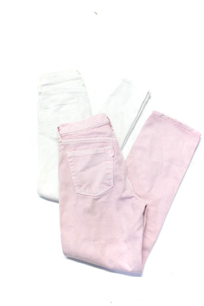 3x1 NYC Citizens Of Humanity Womens Jeans Mineral Rose Pink White Size 24 Lot 2