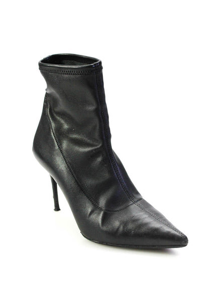 Giuseppe Zanotti Design Womens Pointed Toe Ankle Boots Black Size 38 8