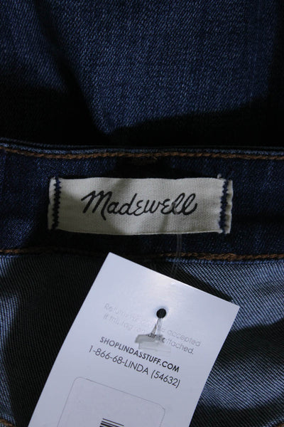 Madewell Women's Midrise Medium Wash Five Pockets Skinny Denim Pant Size 27