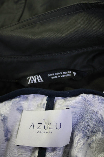 Azulu Women's Collared Long Sleeves Double Breast Blazer White Size XS Lot 2