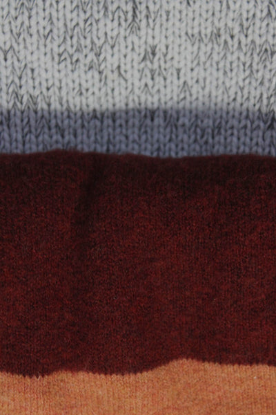 Madewell Nana Judy Womens Striped Print Knit Pullover Sweater Blue Size XS Lot 2
