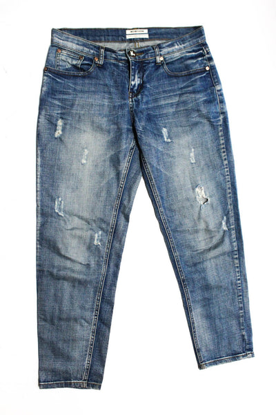 One by One Teaspoon GRLFRND Womens Naomi Straight Leg Jeans Blue 26 27 Lot 2