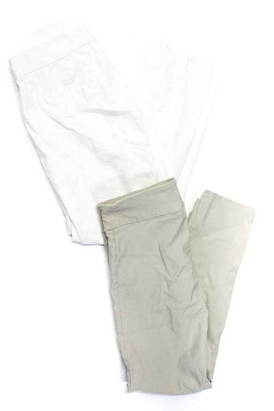 Elliott Lauren Estelle And Finn Womens Pants White Beige Cotton Size 2 4 Lot 2