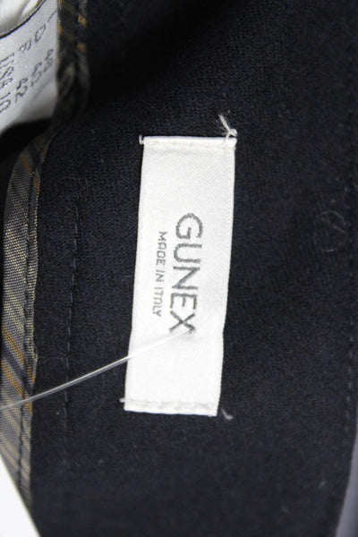 Gunex Women's Zip Closure Pleated Front Flare Midi Skirt Black Size 10