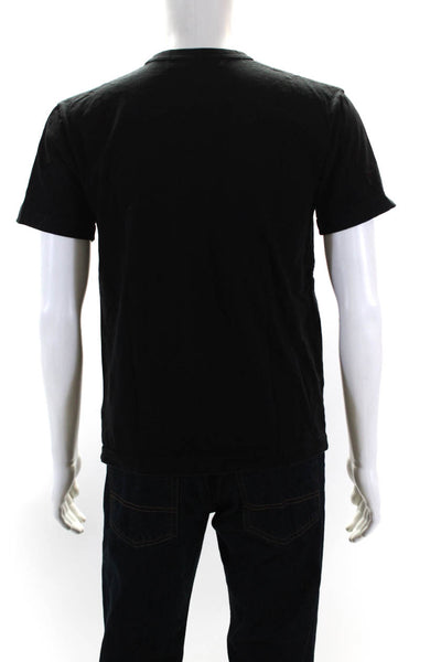 Play Comme Des Garcons Men's Short Sleeves Crewneck Graphic T-Shirt Black Size L