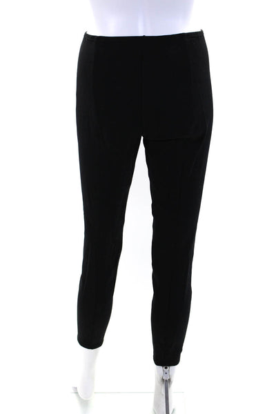 The Row Womens High Rise Elastic Waist Cropped Leggings Black Size M