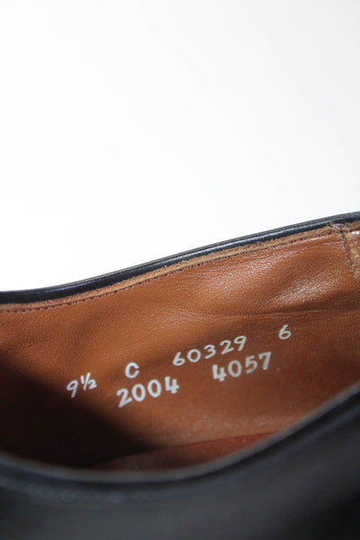 Allen Edmonds Mens Byron Leather Cap Toe Derby Dress Shoes Black Size 9.5
