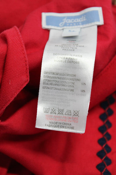 Jacadi Polo Ralph Lauren Girls Dress Leggings Red Size 6 5 Lot 2