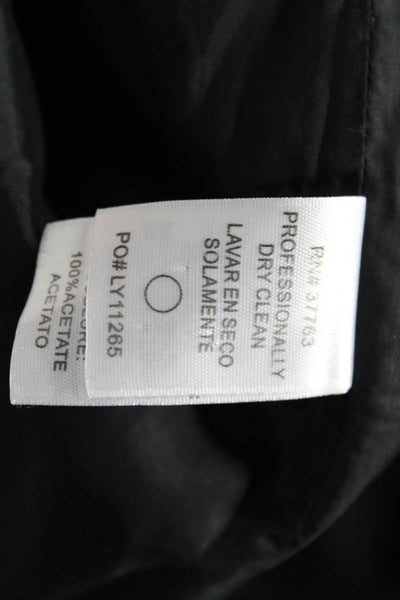 Laundry by Shelli Segal Womens Black Crew Neck Short Sleeve Shift Dress Size 8