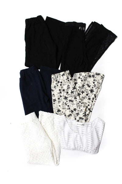 Zara Les Tout Petits Manila Grace Girls White Floral Print Pants Size 11 lot 6
