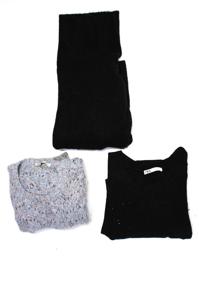 Zara Womens Thick Knit Turtleneck Crew Neck Sweater Size Medium Large Lot 3