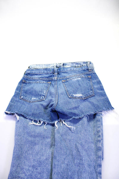 J Brand Current/Elliott Womens Denim Shorts Jeans Blue Size 24 23 Lot 2