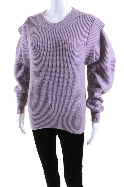 ASTR Wonens Crew Neck Long Sleeves Pullover Sweater Dusty Pink Size Small