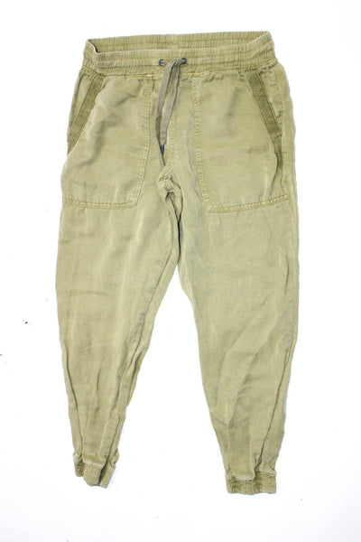 Zara J Brand Womens Cargo Pants Trousers Green Size M L Lot 2