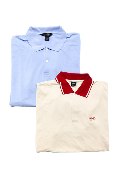 Boss Hugo Boss Brooks Brothers Mens Short Sleeve Polo Shirt Size XL XXL Lot 2