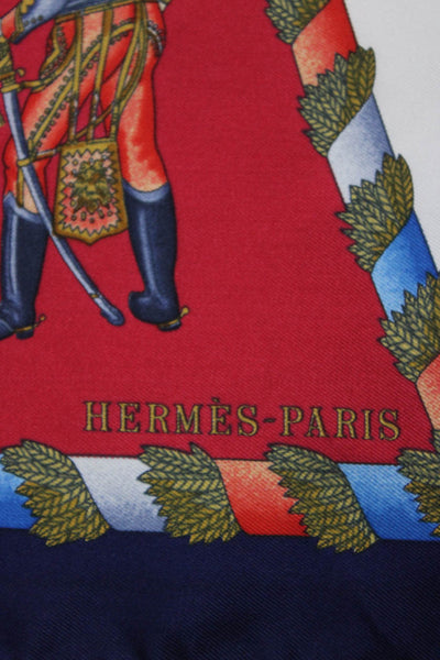 Hermes Womens L'armée Impériale Russe De 1816 A 1916 Michel Duchene 90cm Scarf