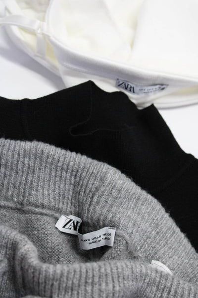 Zara Womens Knit Sheath Dress Lounge Pants Crop Top Size Small Medium Lot 3
