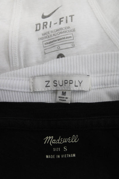 Z Supply Nike Madewell Womens Tank Tops White Size Medium Large Small Lot 3