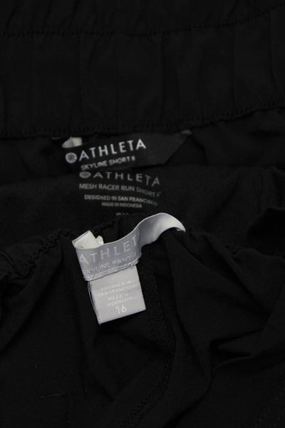 Athleta Women's Drawstring Waist Athletic Short Black Size 2X Lot 3