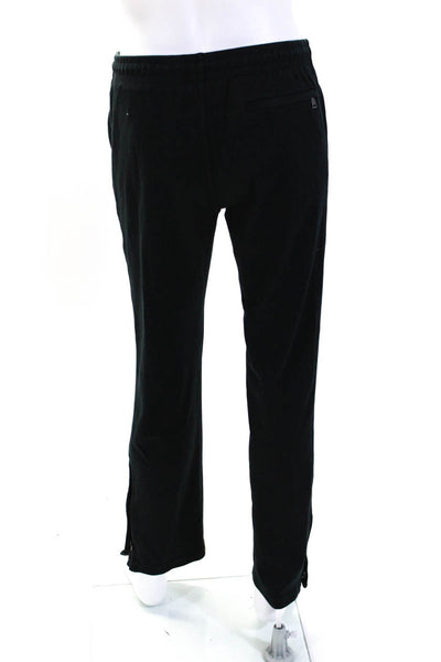 Ralph Lauren Black Label Mens Drawstring Tied Tapered Jogger Pants Black Size M