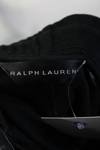 Ralph Lauren Black Label Mens Drawstring Tied Tapered Jogger Pants Black Size M