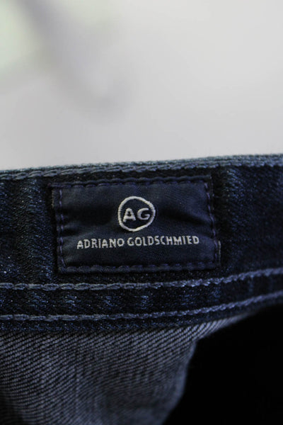 AG Adriano Goldschmied Mens The Matchbox Straight Buttoned Jeans Blue Size EUR32