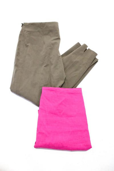 Elie Tahari Womens Mini Skirt Casual Pants Pink Grey Size Medium 8 Lot 2