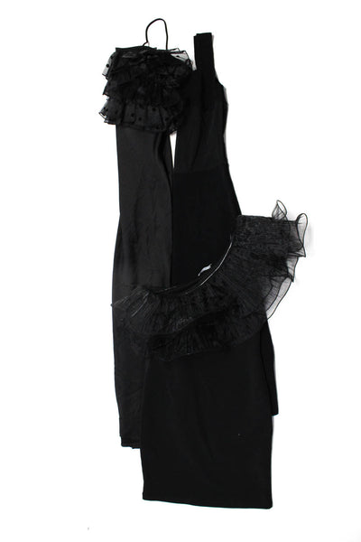 Zara Womens Sleeveless Cocktail Dresses Black Size Small Extra Small Lot 3