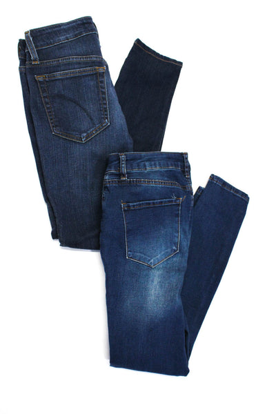 Tahari Joes Jeans Womens Dark Wash Skinny Jeans Blue Denim Size 26 4 Lot 2