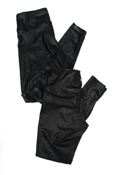 Koral Visakai Womens Luster Shiny Athletic Leggings Pants Black Size Small Lot 2