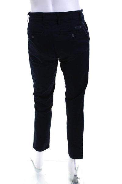 AG Adriano Goldschmied Mens Navy Blue Cotton Skinny Chino Pants Size 31R