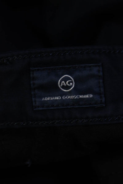 AG Adriano Goldschmied Mens Navy Blue Cotton Skinny Chino Pants Size 31R