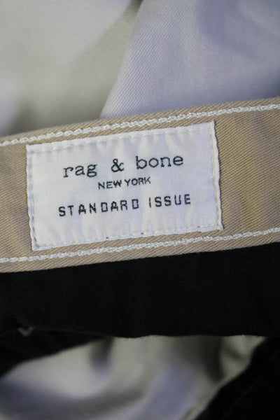 Rag & Bone Mens Zipper Fly Standard Issue Straight Leg Pants Beige Size 32