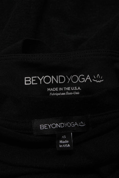 Beyond Yoga Womens T-Shirt Top Dress Black Size XS S Lot 2