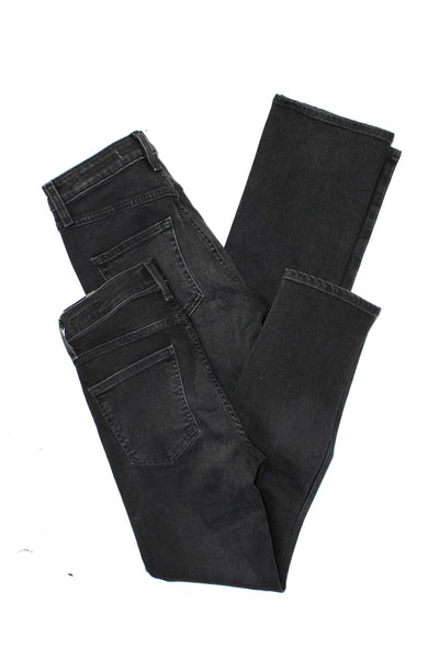 Amo Citizens of Humanity Womens Black Chloe Crop with Piping Jeans Size 25 Lot 2