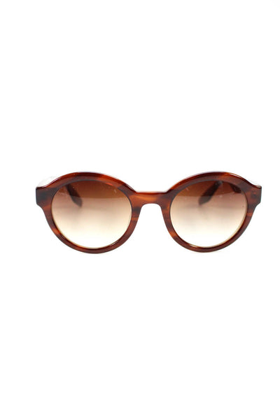 Barton Perreira Womens Tortoise Shell Printed JRC Carnaby Brown Sunglasses 145mm