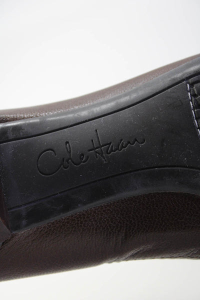 Cole Haan Womens Brown Leather Kitten Heels Pumps Shoes Size 7AA