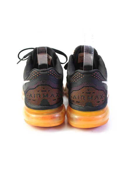 Nike Womens Air Max Nylon Mesh Running Sneakers Black Atomic Orange Size 6.5