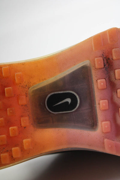 Nike Womens Air Max Nylon Mesh Running Sneakers Black Atomic Orange Size 6.5