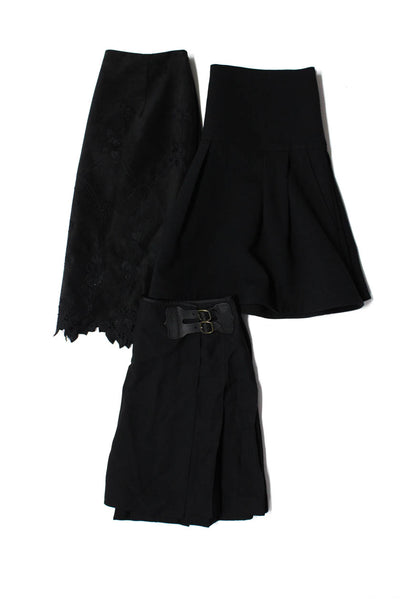 Polo Ralph Lauren Leifdottir Kay Unger Womens Skirts Black Size 8 10 6 Lot 3